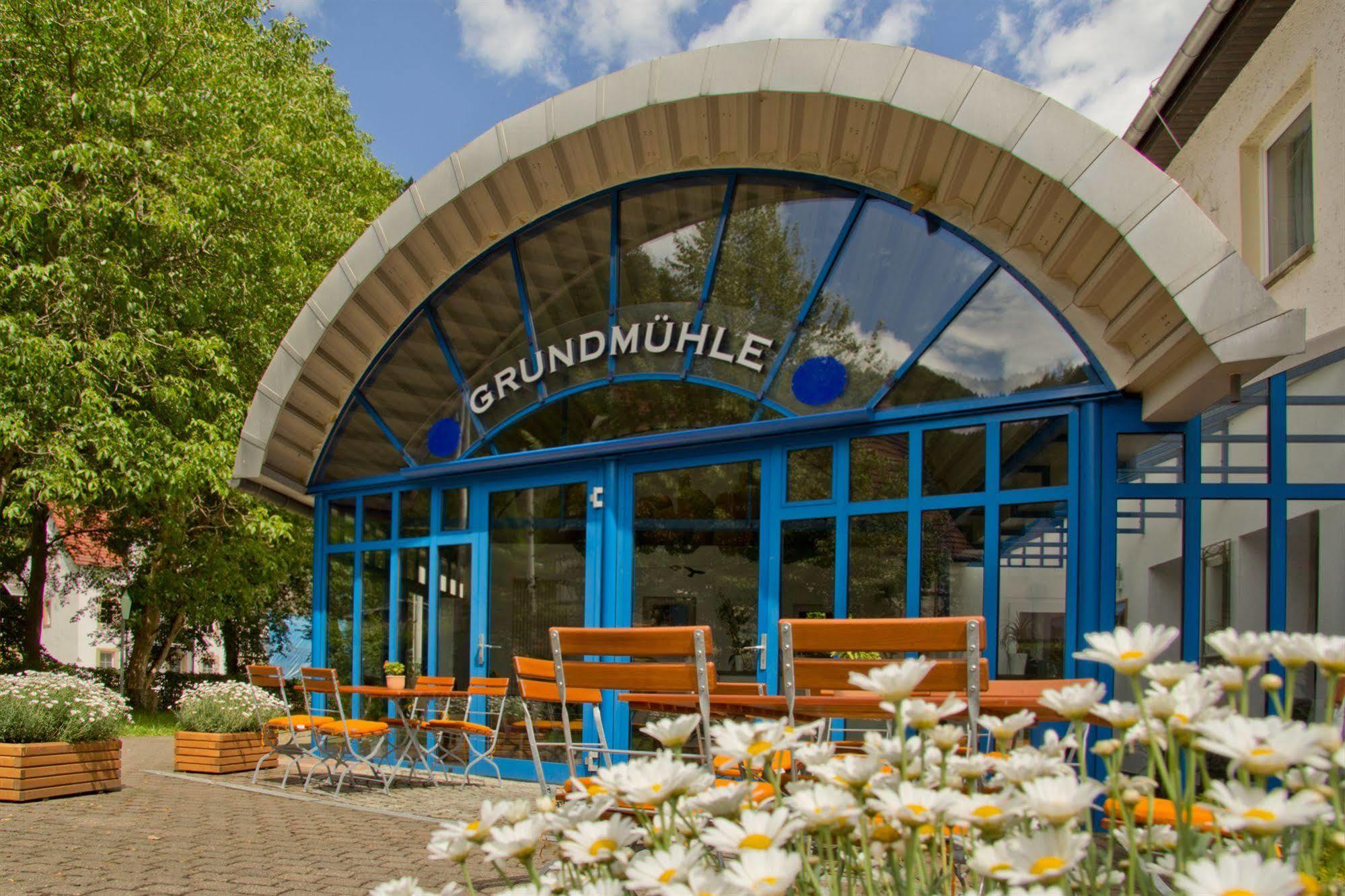 Hotel Garni Grundmuehle Bad Schandau Exterior foto