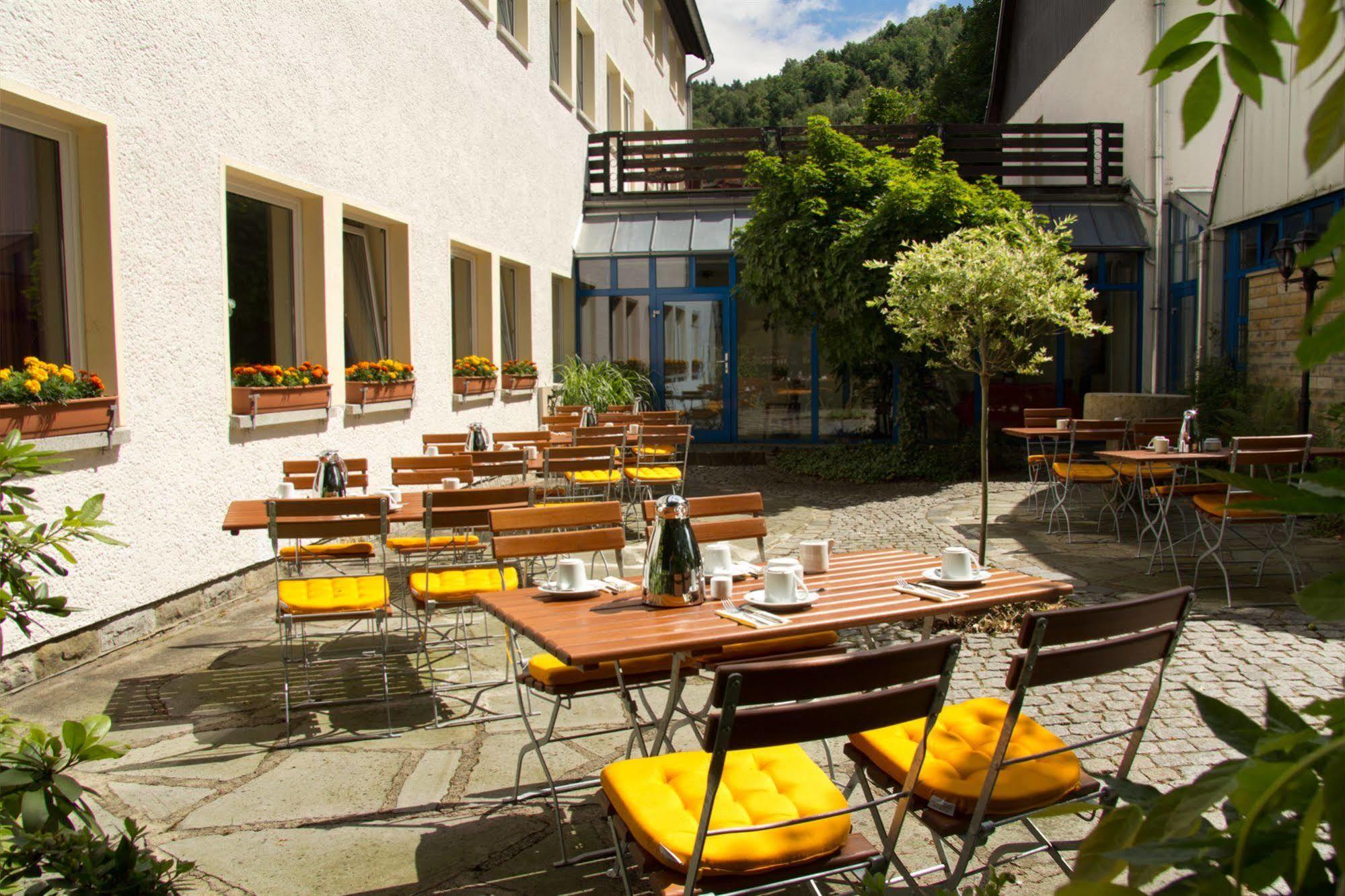 Hotel Garni Grundmuehle Bad Schandau Exterior foto